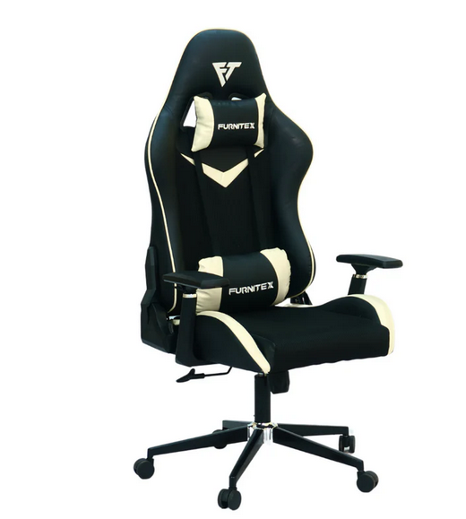 Gaming Chair with 4D Armrest (FT-G3)Glossy White